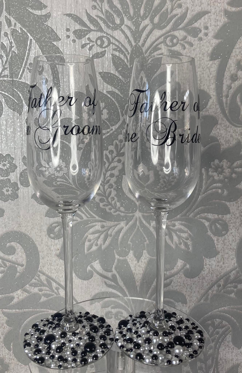 Personalised Crystal Champagne Flutes
