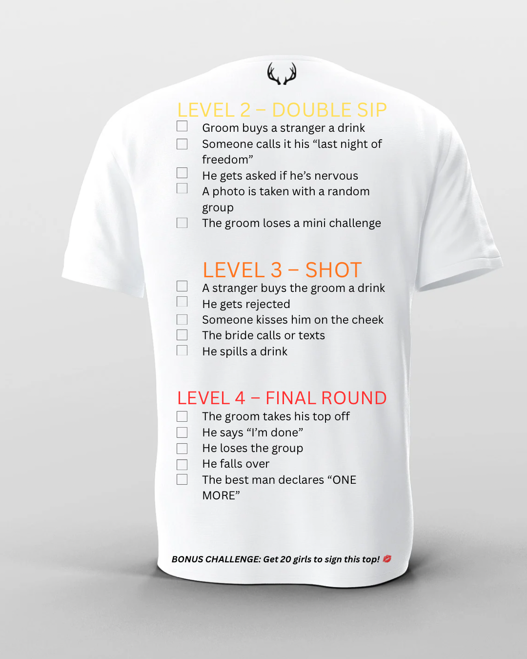 Final Round Edition Stag Game Top – Belli ™ Original Design