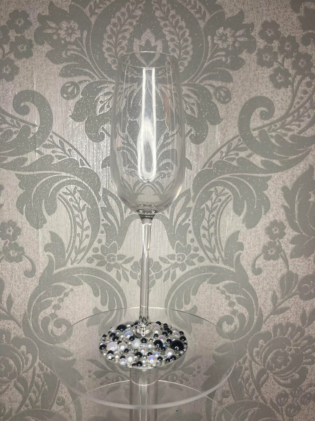 Personalised Crystal Champagne Flutes